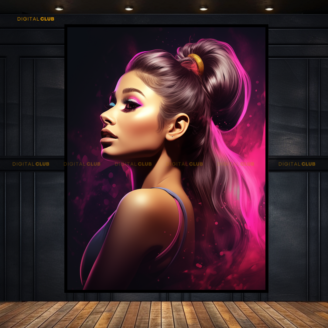 Ariana Grande Singer Premium Wall Art