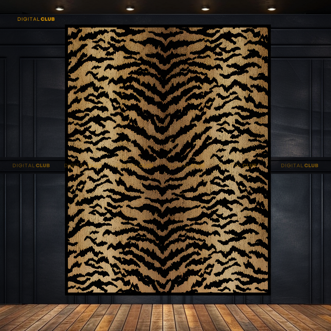 Tiger Pattern - Artwork - Premium Wall Art