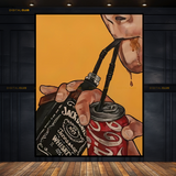 Coke & JD - Artwork - Premium Wall Art