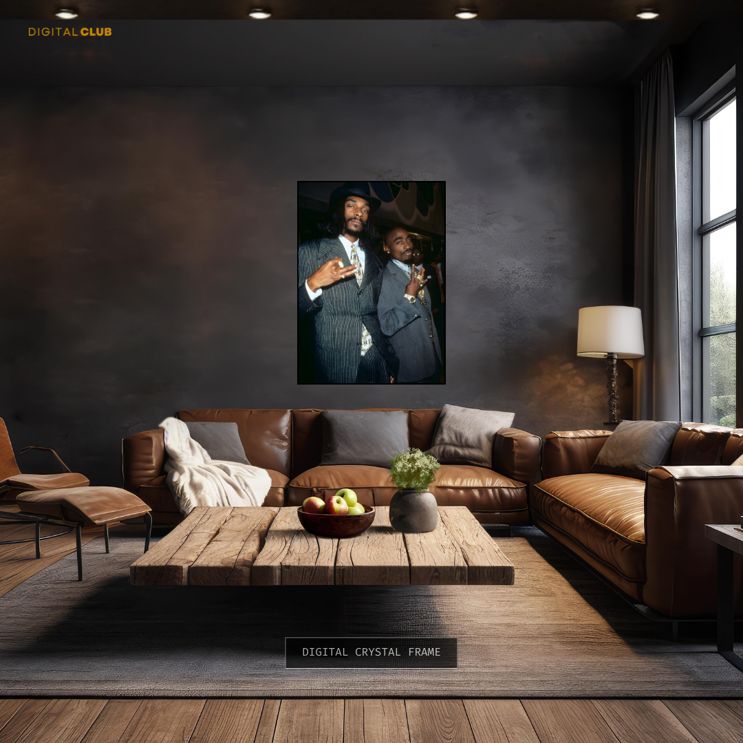 Tupac & Snoop Dogg Premium Wall Art