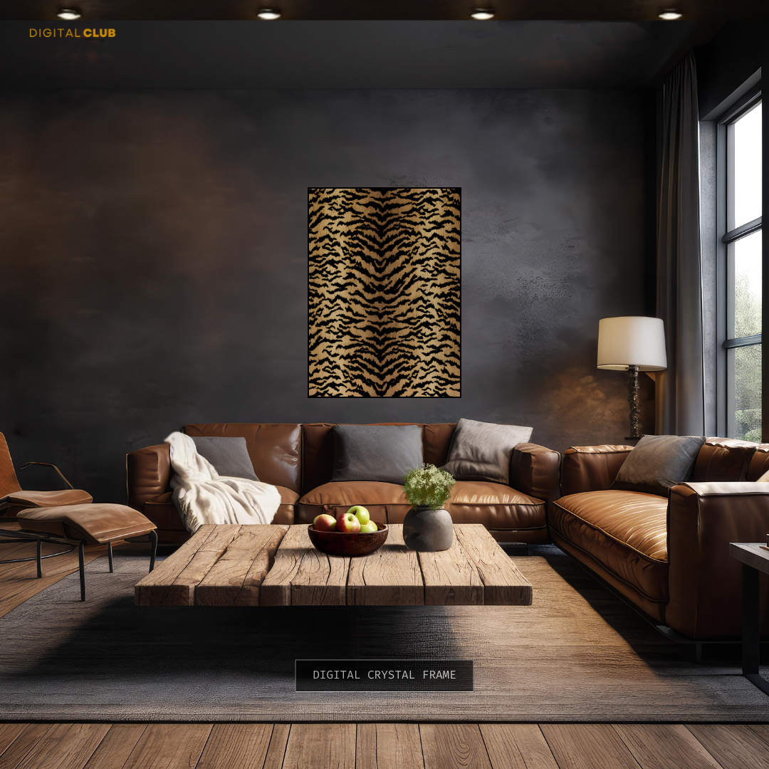 Tiger Pattern - Artwork - Premium Wall Art