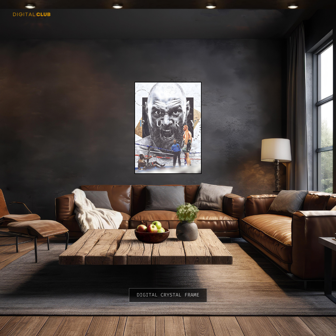 Tyson Fury Boxing Champ Premium Wall Art