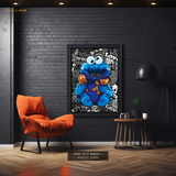 Cookie Monster - Artwork - Premium Wall Art