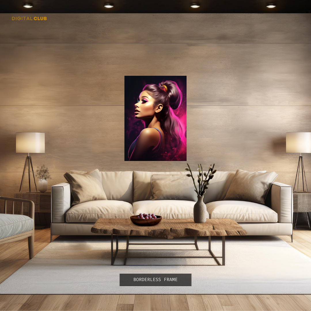 Ariana Grande Singer Premium Wall Art