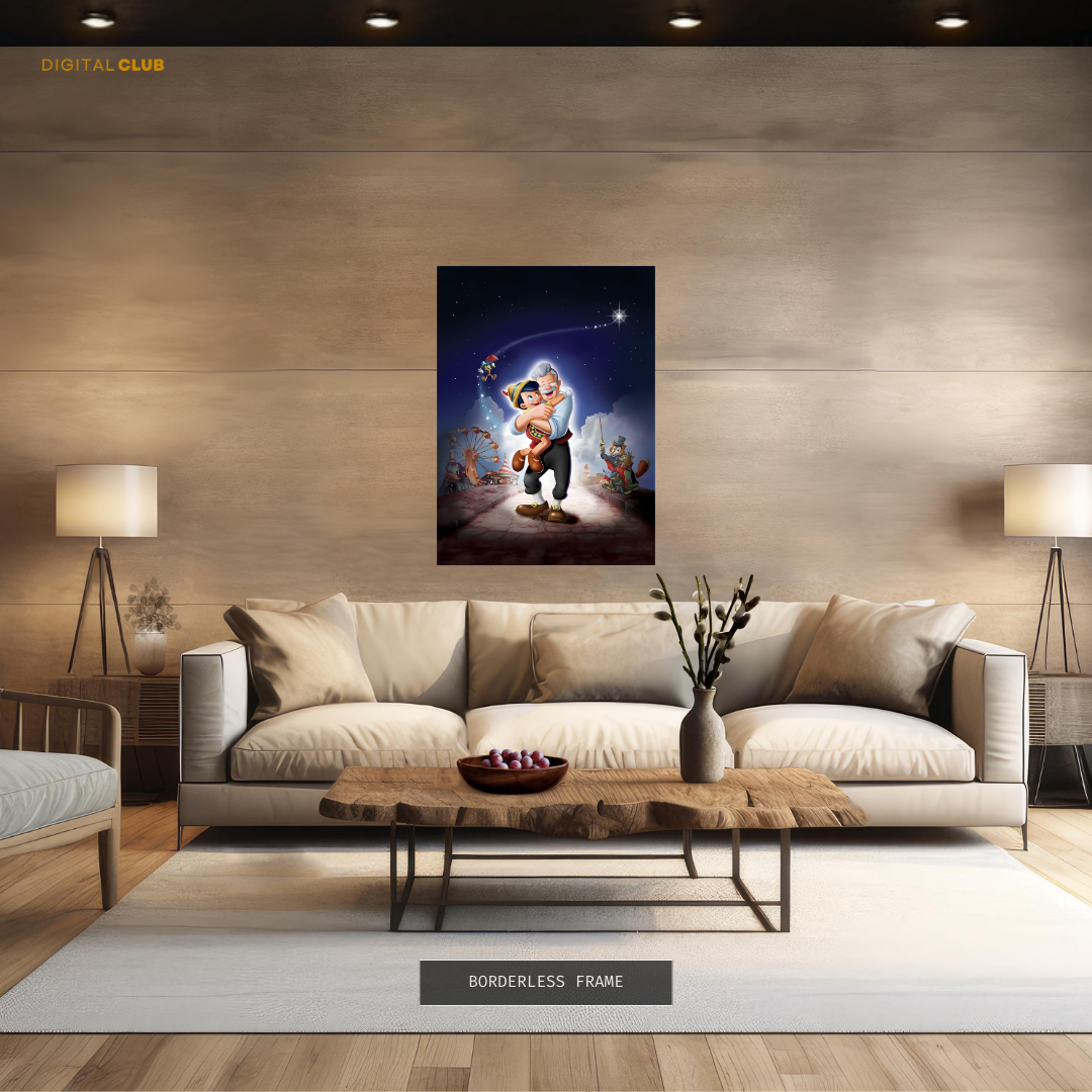 Pinocchio Disney - Premium Wall Art