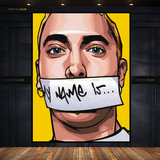 Eminem - My Name Is Premium Wall Art