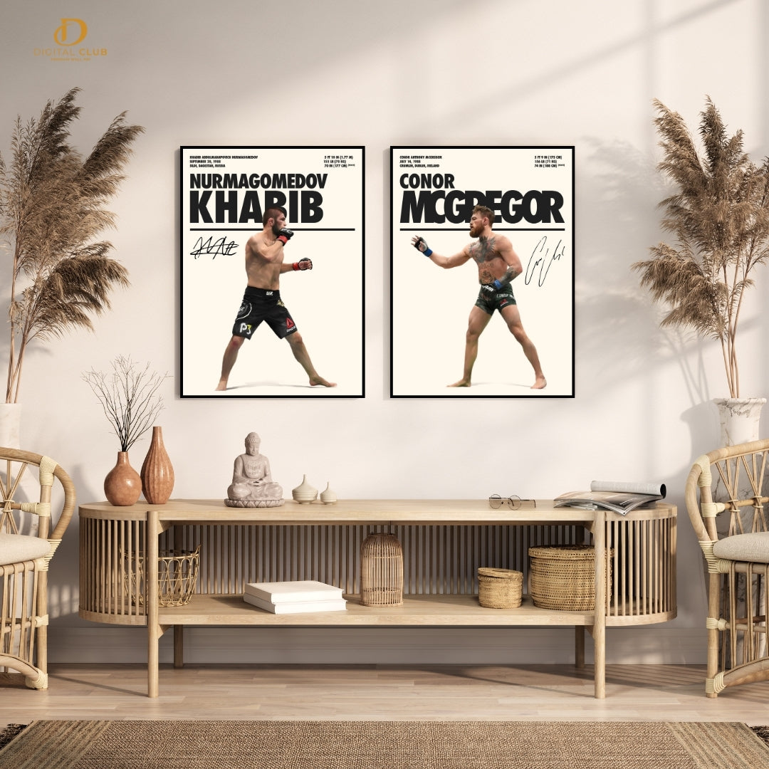 Khabib x McGregor UFC - 2 Panel Wall Art