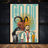 Goat Messi - Premium Wall Art