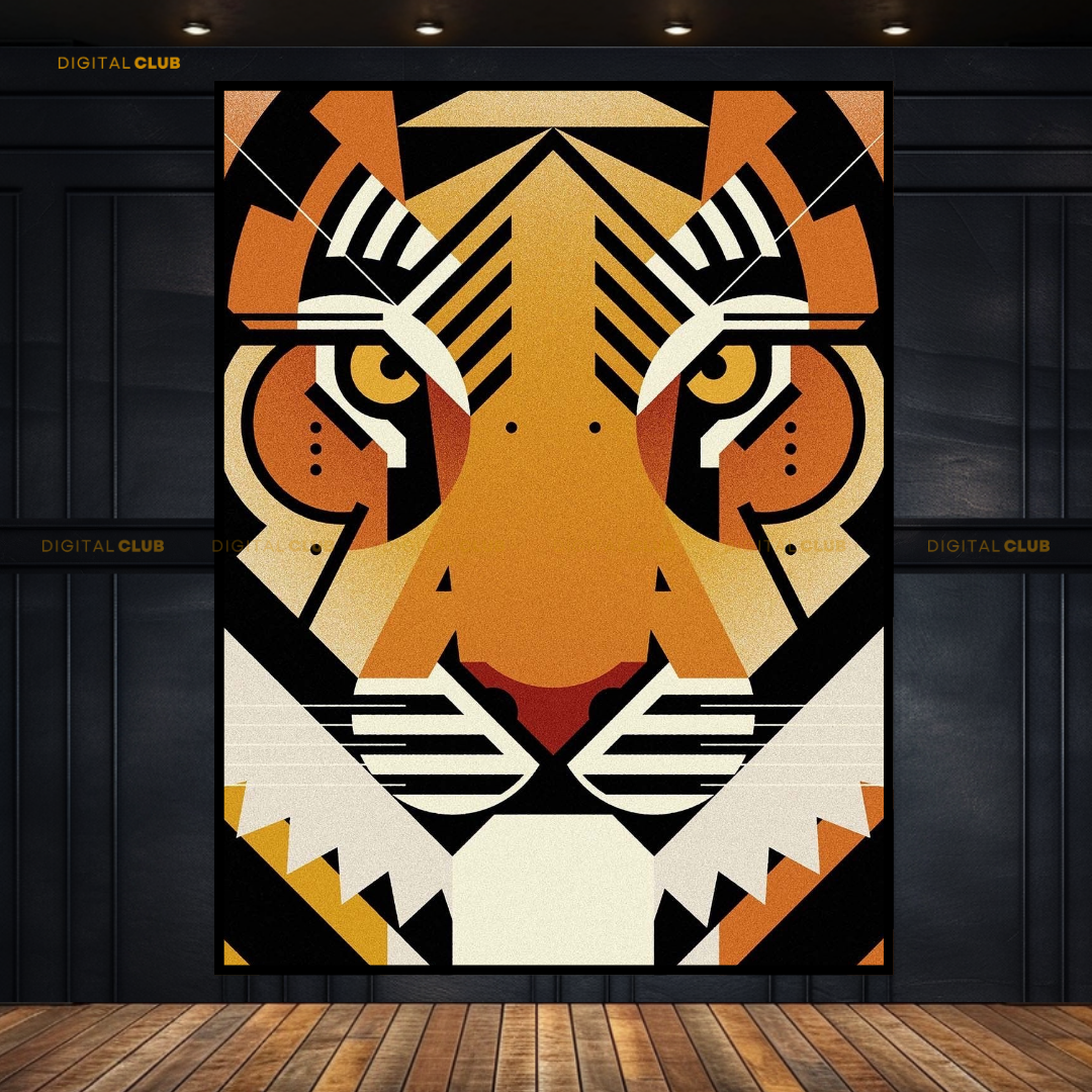 Tiger - Artwork - Premium Wall Art