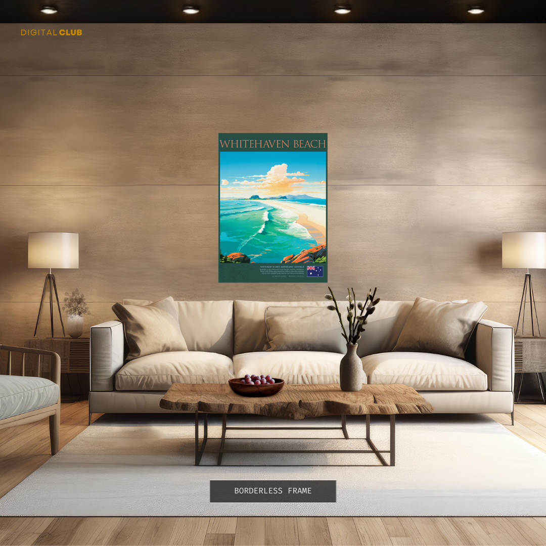 WhiteHaven Beach Premium Wall Art