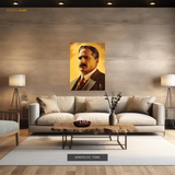 Dr Muhammad Iqbal Poet Premium Wall Art