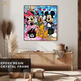 Mickey & Friends - POP ART - Square Wall Art