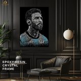 Messi - Football Artwork - Premium Wall Art