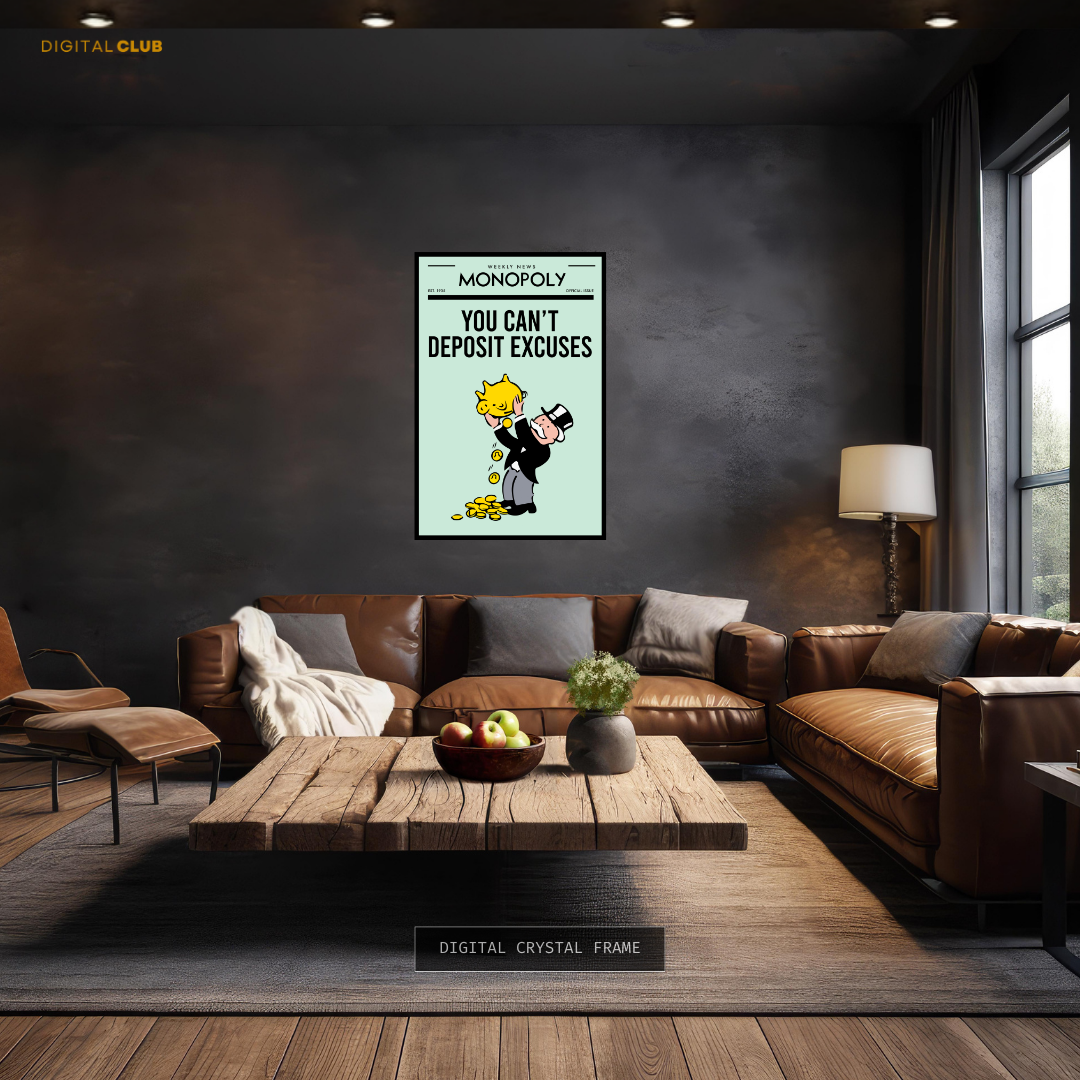 Monopoly Quote 5 Premium Wall Art