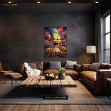 Trippy Simpsons Anime Premium Wall Art