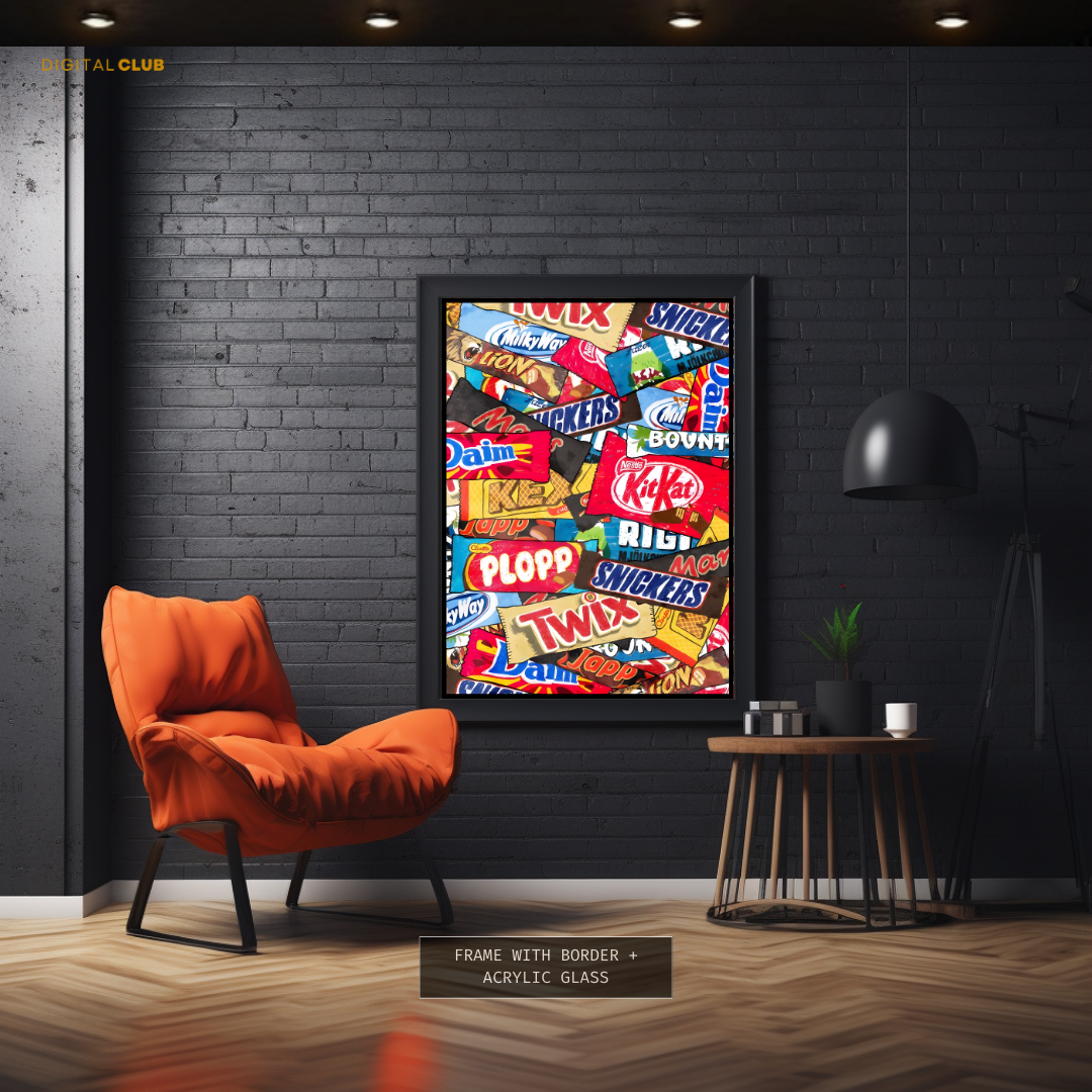 Chocolates Artwork Premium Wall Art