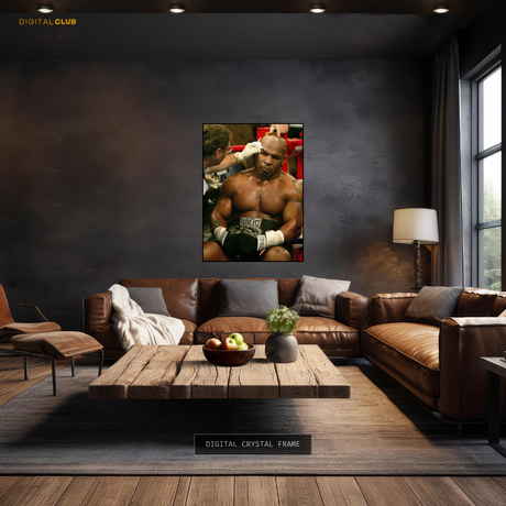 Mike Tyson Heavyweight Champ Premium Wall Art