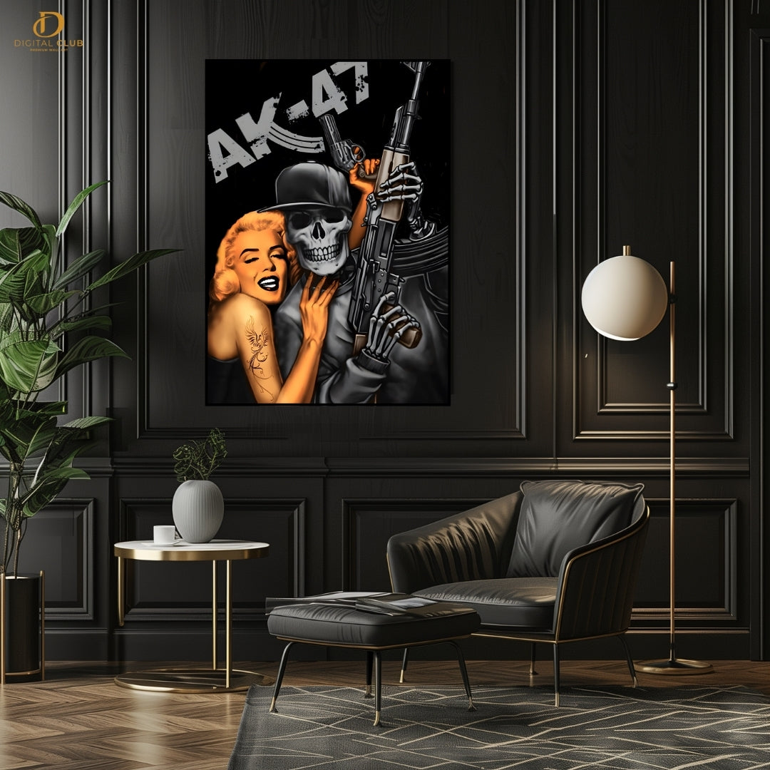 AK47 - Guns & Army - Premium Wall Art