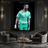 Karim Benzema - Real Madrid - Premium Wall Art