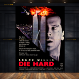 Die Hard Movie Premium Wall Art