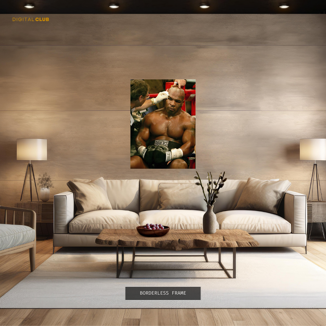 Mike Tyson Heavyweight Champ Premium Wall Art