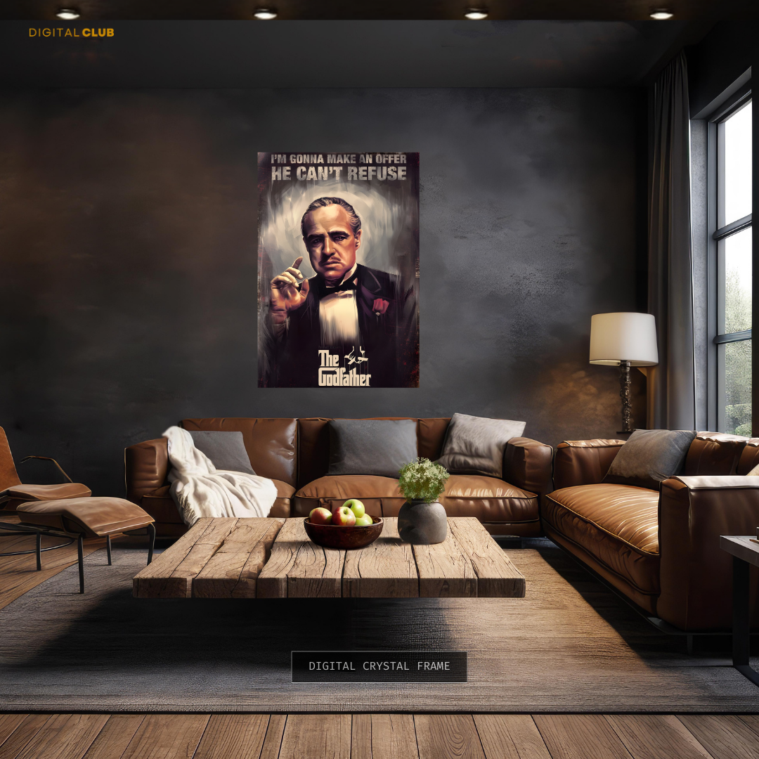 The GODFATHER Mafia Movie Premium Wall Art