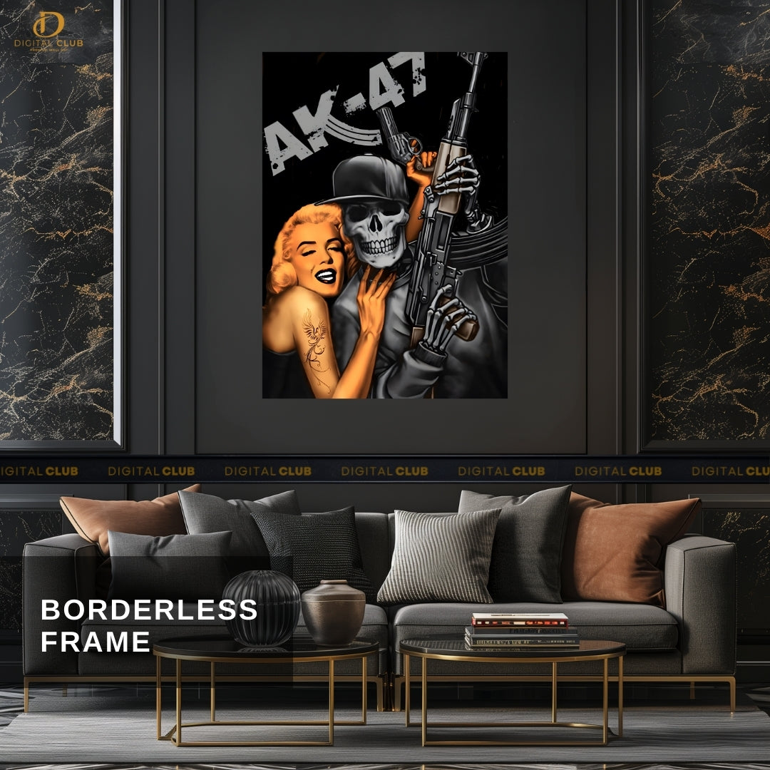 AK47 - Guns & Army - Premium Wall Art