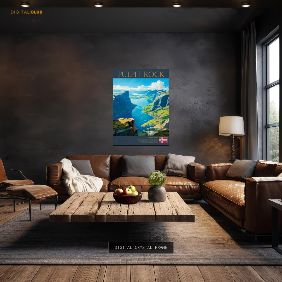 Pulpit Rock Norway Premium Wall Art