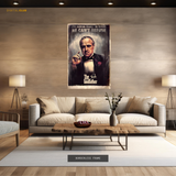 The GODFATHER Mafia Movie Premium Wall Art