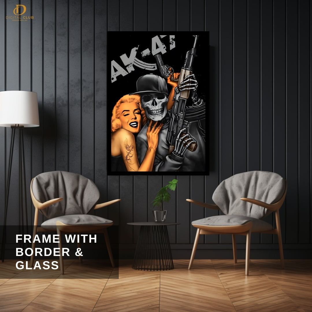 AK47 - Guns & Army - Premium Wall Art