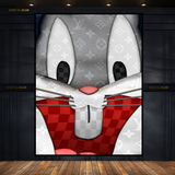 Louis Vuitton Bugs Bunny Premium Wall Art