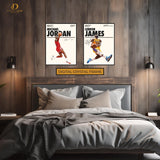 Jordan x James Basketball - 2 Panel Wall Art