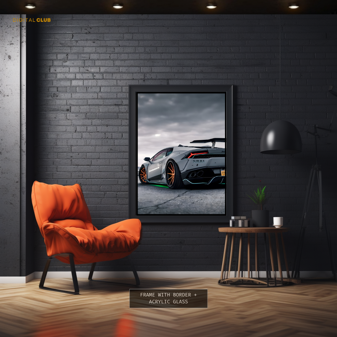 Lamborghini Sports Car Premium Wall Art