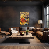 Winnie the Pooh - Disney x Hermes - Premium Wall Art