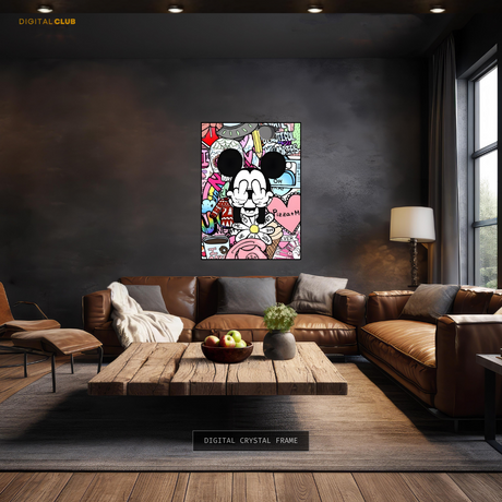 Mickey Pop Art - Artwork - Premium Wall Art