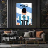 Messi - Football - Premium Wall Art