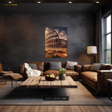 Colosseum ITALY Sunset Premium Wall Art