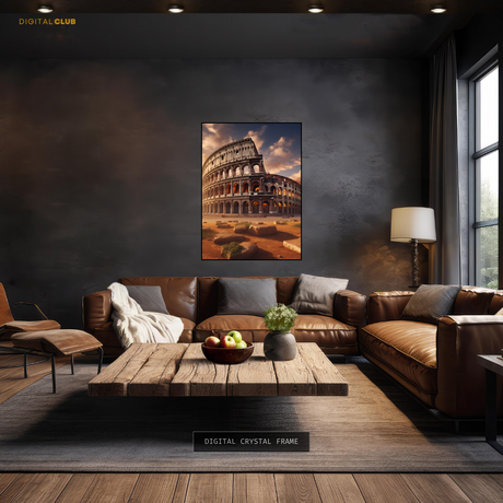 Colosseum ITALY Sunset Premium Wall Art