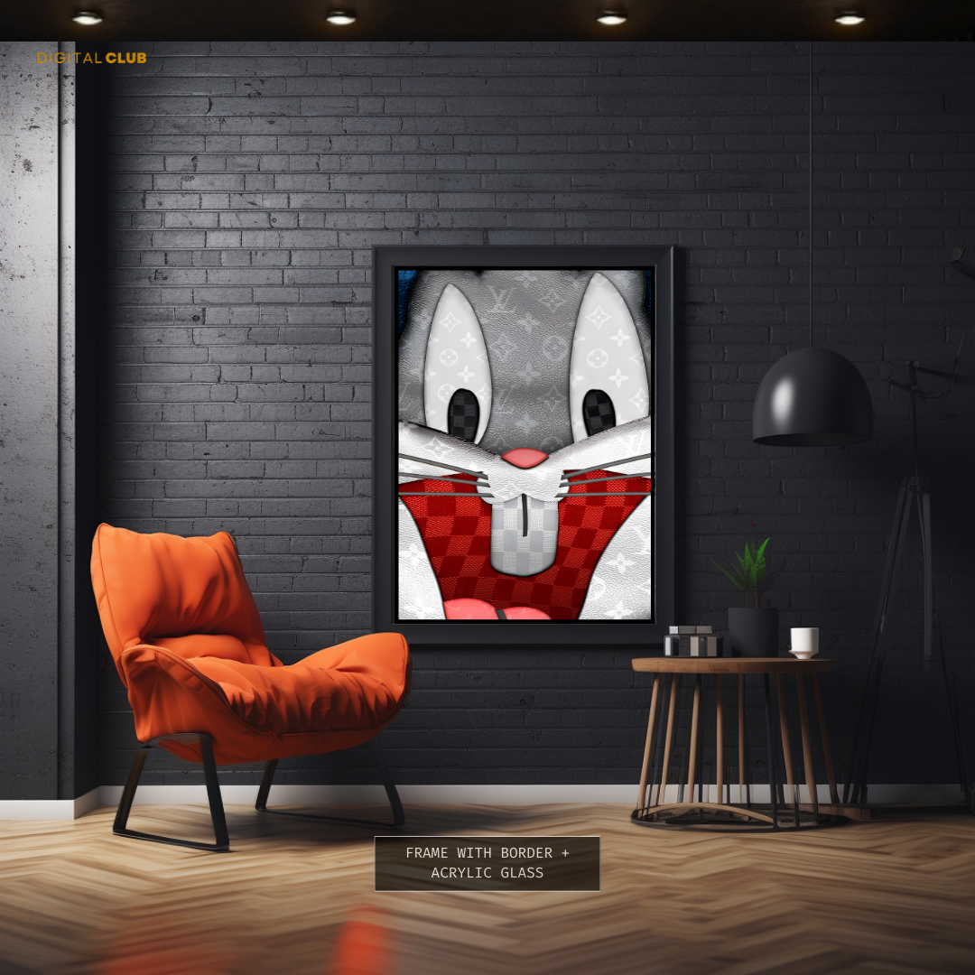 Louis Vuitton Bugs Bunny Premium Wall Art