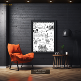 Mickey Mouse - Seamless Pattern 4 - Premium Wall Art