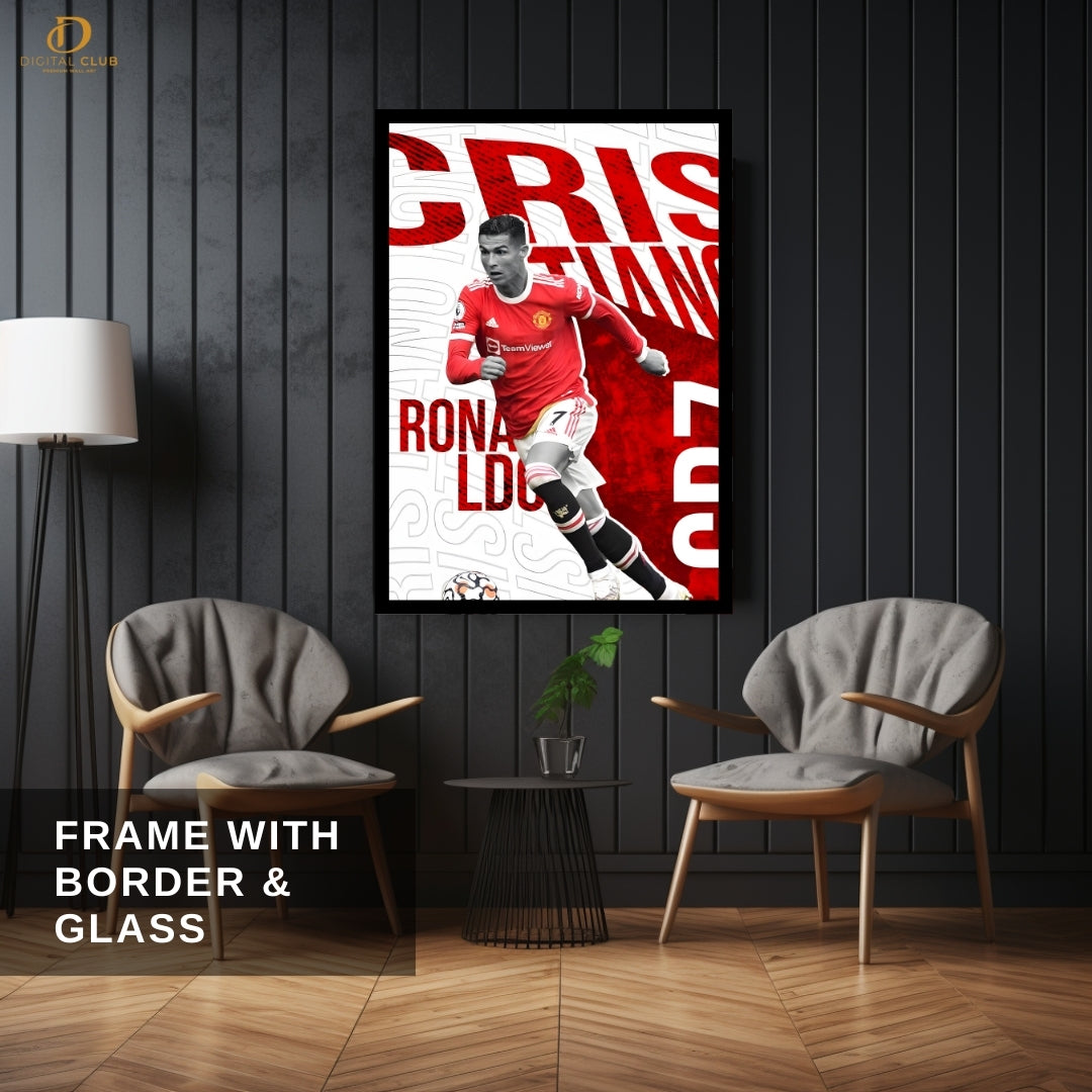 Cristiano Ronaldo 11 - Football - Premium Wall Art