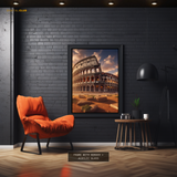 Colosseum ITALY Sunset Premium Wall Art