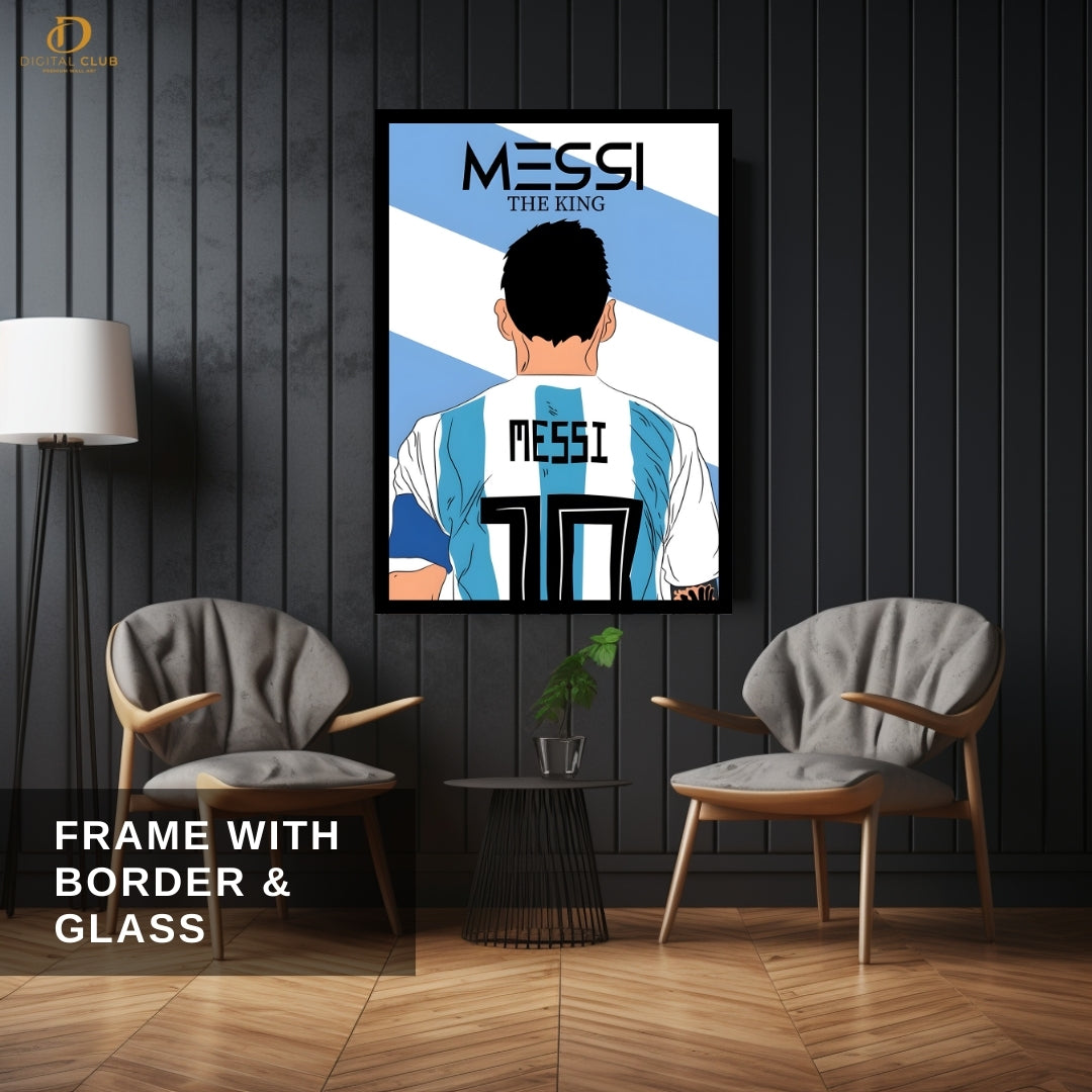 Messi - Football - Premium Wall Art