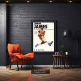 Lebron James Signed Artwork - Premium Wall Art