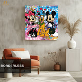 Mickey & Friends - POP ART - Square Wall Art