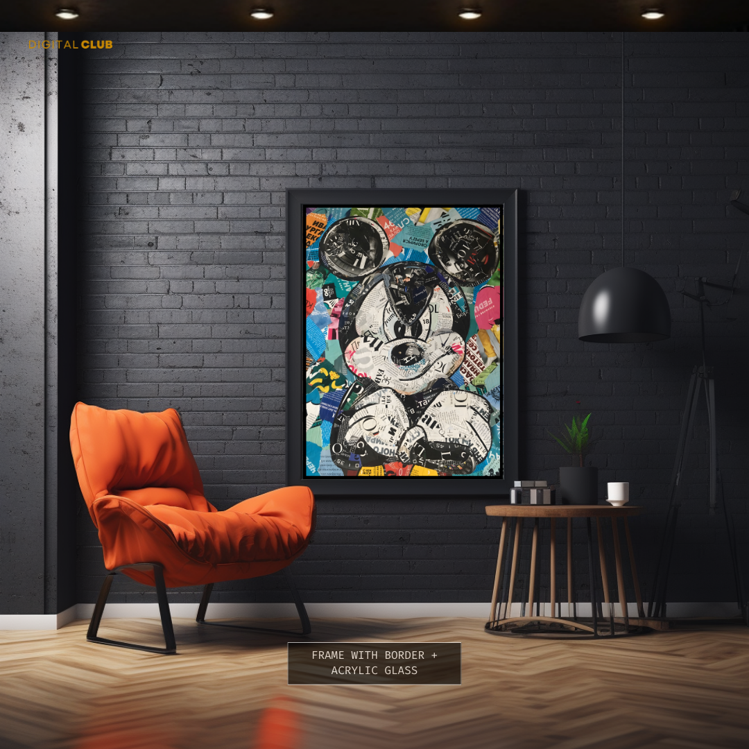 Mickey Mouse Disney Pop Art Premium Wall Art