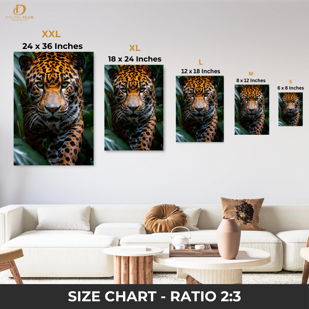 Leopard 1 - Animal & Wildlife - Premium Wall Art