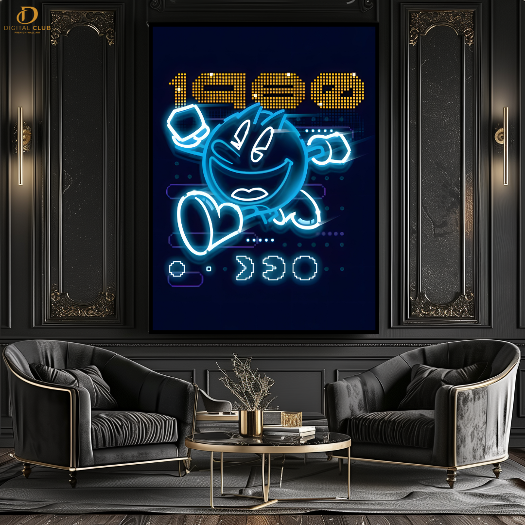 Pac Man - Gaming - Premium Wall Art