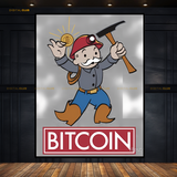 Bitcoin - Crypto - Premium Wall Art