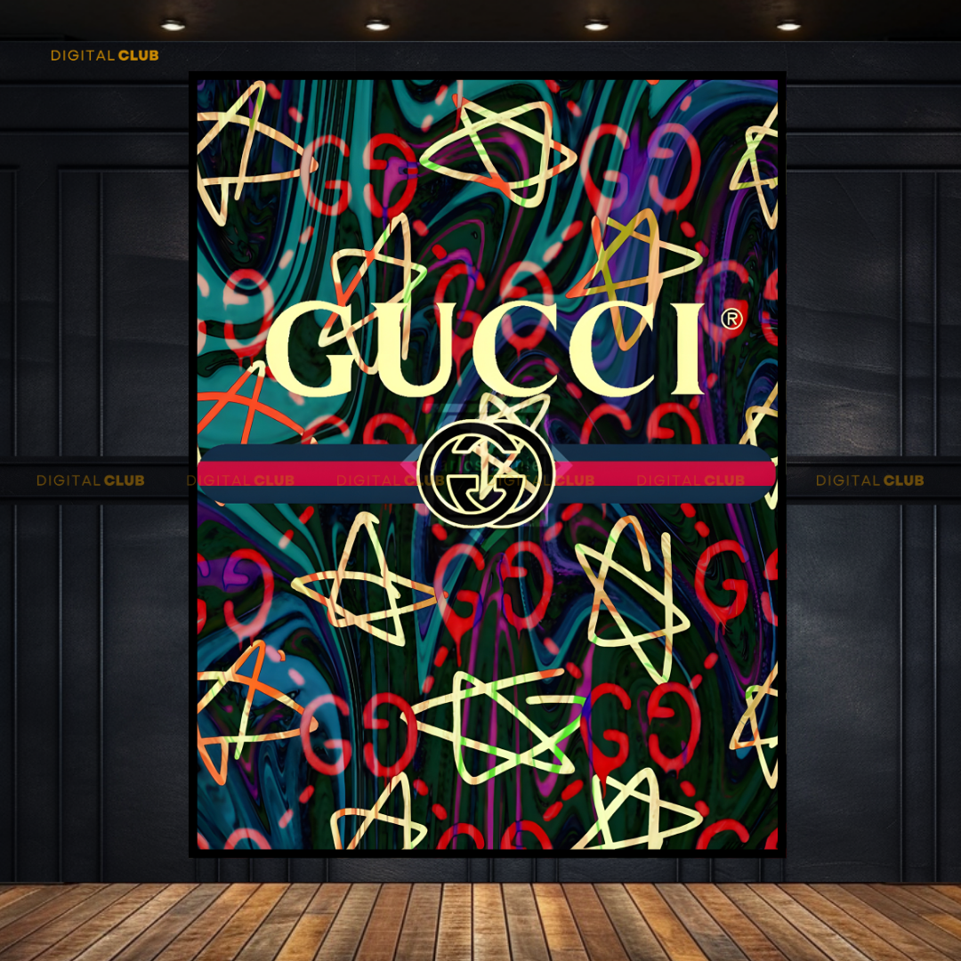 Gucci Logo Premium Wall Art